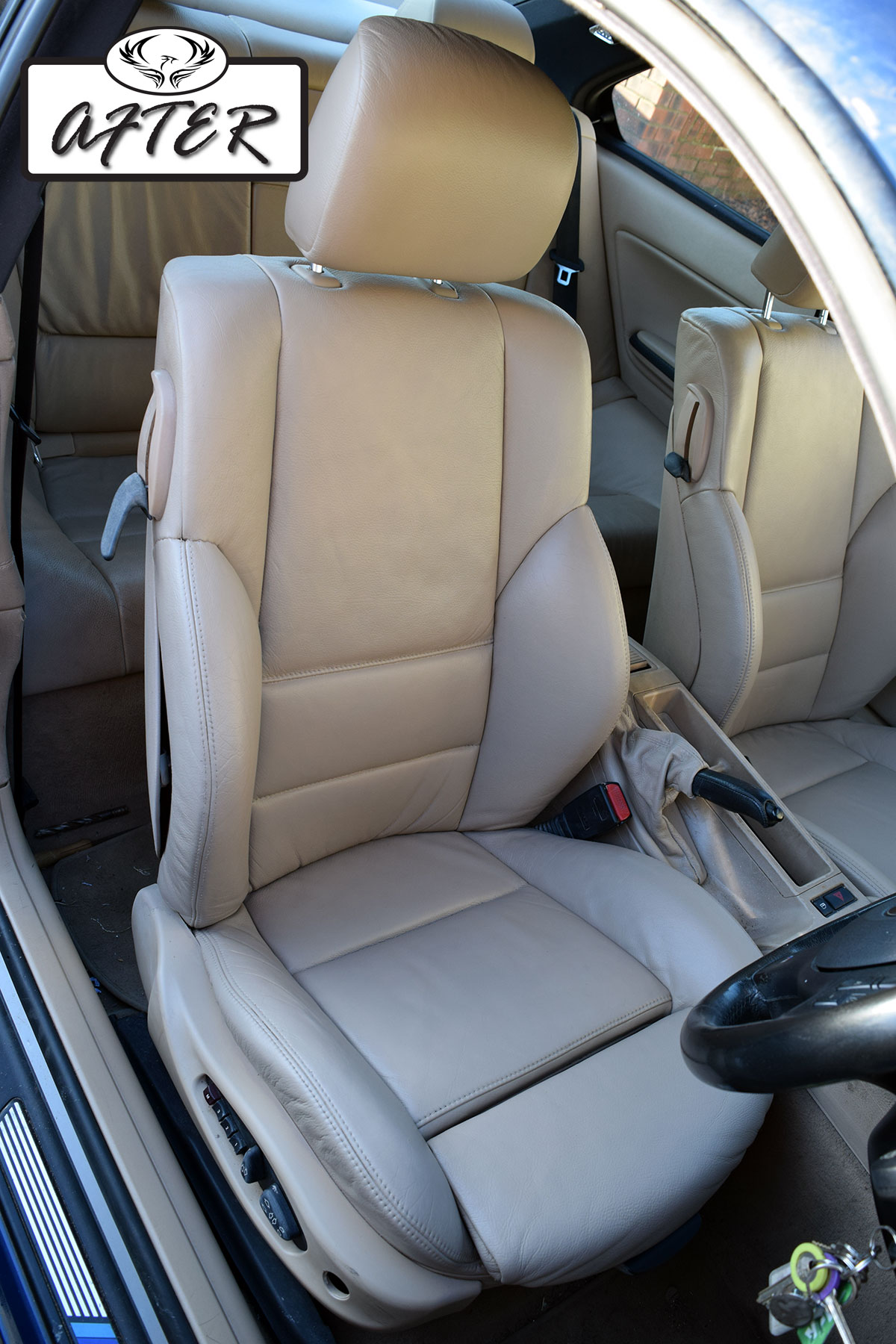 Bmw car leather restoration #6